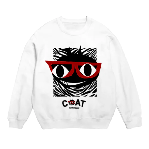 ゼブラ柄み～つけた Crew Neck Sweatshirt