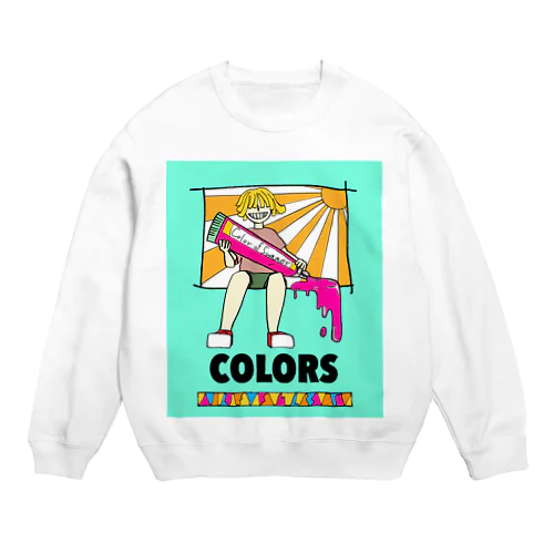 夏のインク Crew Neck Sweatshirt