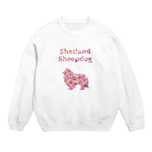 シェルティとデイジー Crew Neck Sweatshirt