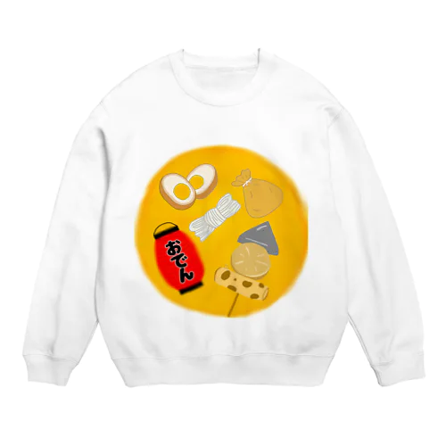 おでんちゃん Crew Neck Sweatshirt