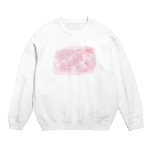 color ピンク Crew Neck Sweatshirt