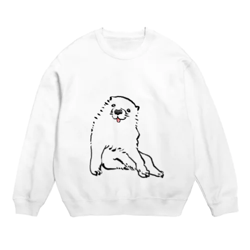長沢芦雪の「あの犬」 Crew Neck Sweatshirt