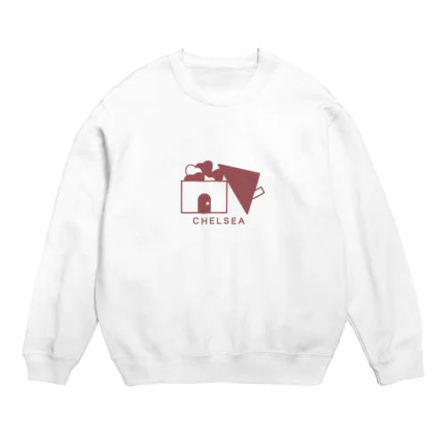 ちぇるしーHome(赤) Crew Neck Sweatshirt