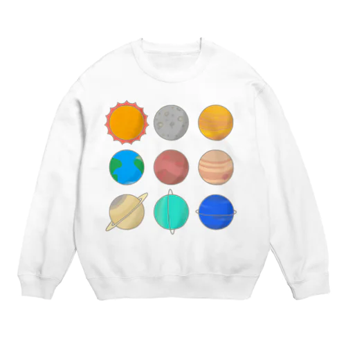 Planets 改 Crew Neck Sweatshirt