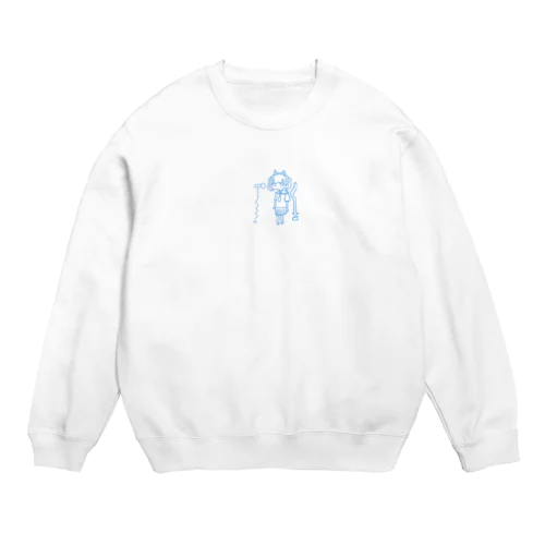 猫Zあいあいあいどるちゃん Crew Neck Sweatshirt