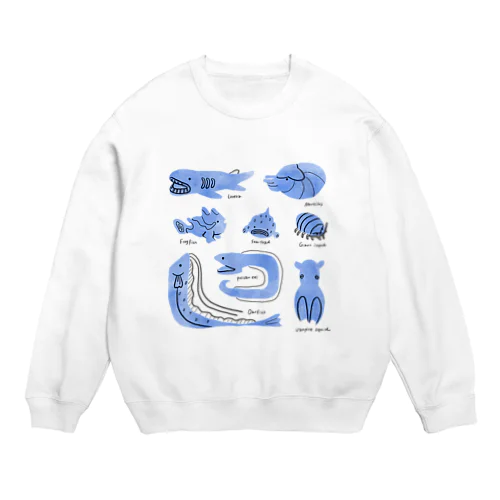 深海生物 Crew Neck Sweatshirt