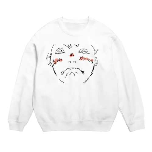 かたぎりゆう（恥ずかしい） Crew Neck Sweatshirt