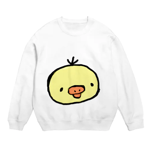 ひよこのぴーちゃん Crew Neck Sweatshirt