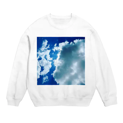 my-local area blue sky Crew Neck Sweatshirt