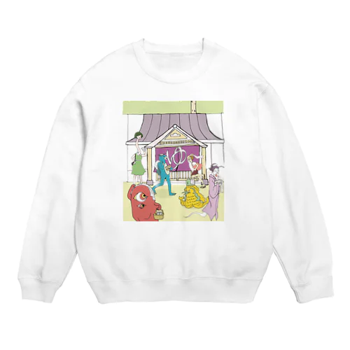 みんなのお風呂 Crew Neck Sweatshirt