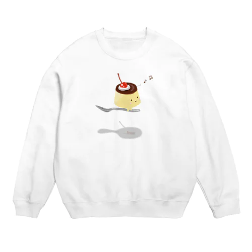 空飛ぶプリンネ🍮 Crew Neck Sweatshirt