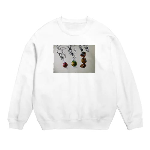 急な雨 Crew Neck Sweatshirt