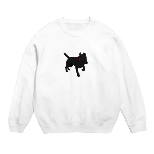 走るどんくさラブラドール2 Crew Neck Sweatshirt