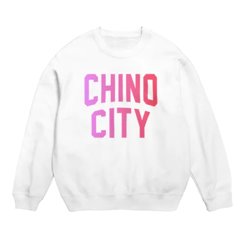 茅野市 CHINO CITY Crew Neck Sweatshirt