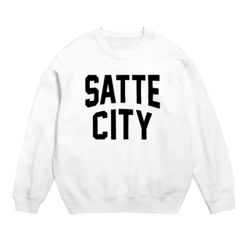 幸手市 SATTE CITY Crew Neck Sweatshirt