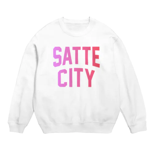幸手市 SATTE CITY Crew Neck Sweatshirt