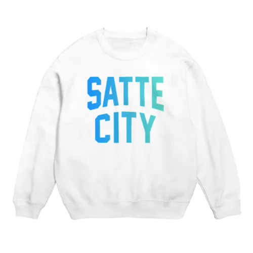 幸手市 SATTE CITY Crew Neck Sweatshirt