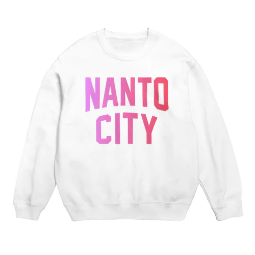 南砺市 NANTO CITY Crew Neck Sweatshirt