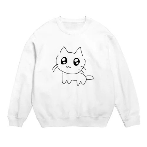 ねこきゃっと Crew Neck Sweatshirt