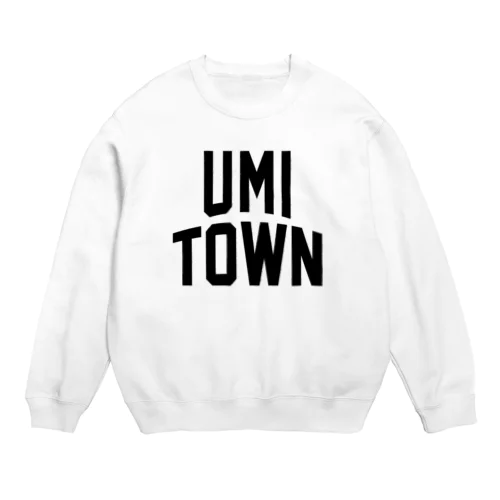 宇美町 UMI TOWN Crew Neck Sweatshirt