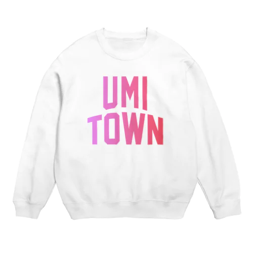宇美町 UMI TOWN Crew Neck Sweatshirt