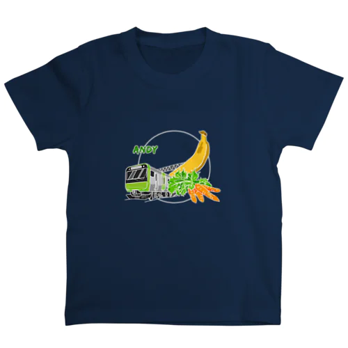 電車とバナナとにんじん Regular Fit T-Shirt