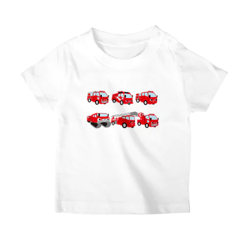 消防車　集まれ！ Regular Fit T-Shirt