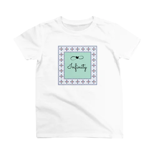 柄フレーム Regular Fit T-Shirt