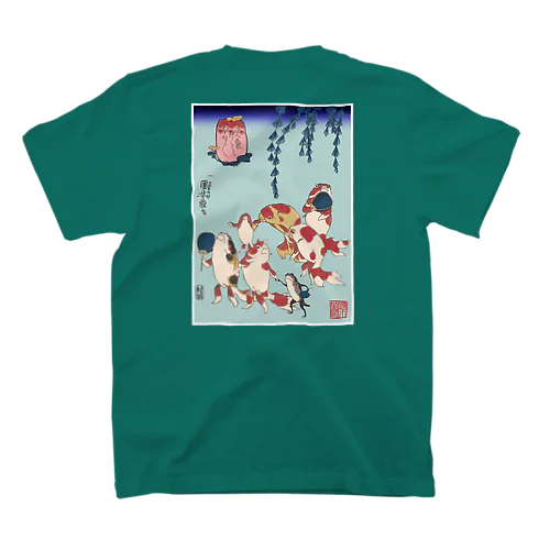金魚づくし ぼんぼん Regular Fit T-Shirt