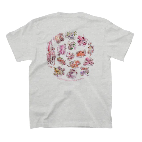 頭足類×サクラサク Regular Fit T-Shirt
