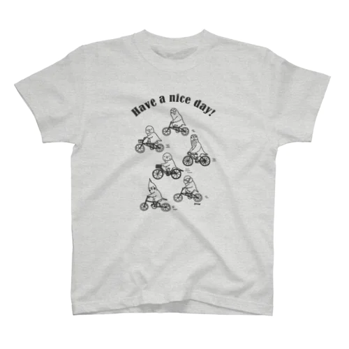 前みて！前！！（Have a nice day.ver） Regular Fit T-Shirt