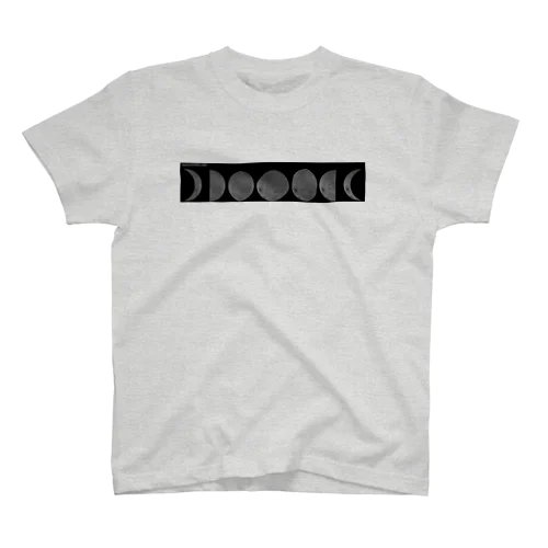 月の満ち欠けTシャツ　ノーマル Regular Fit T-Shirt