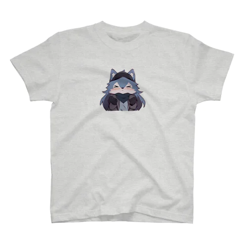 神風デフォルメT 裏表プリント Regular Fit T-Shirt