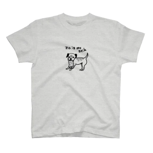 Chewy・Zis iz my stick - Line only black Regular Fit T-Shirt