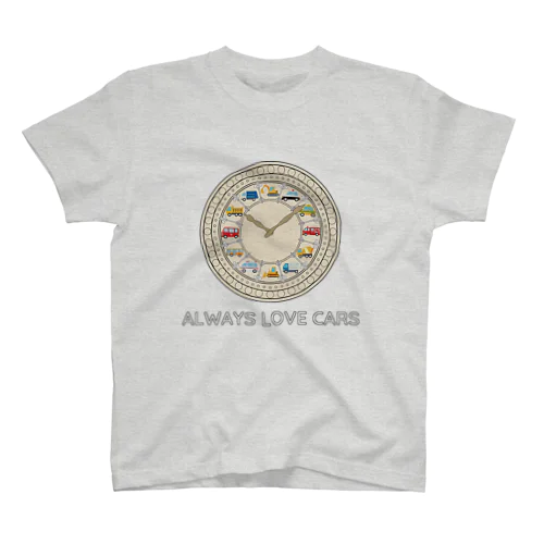 のりもの 働くクルマ時計 Regular Fit T-Shirt