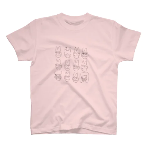 おこってるネコちゃん Regular Fit T-Shirt