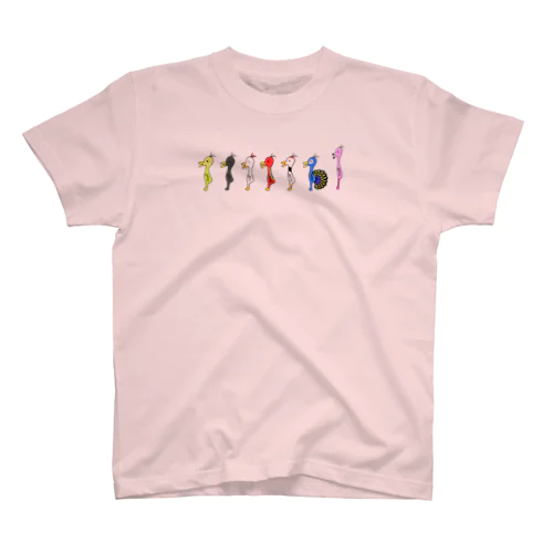 シュールな子鳥(ことり)色とりどり Regular Fit T-Shirt