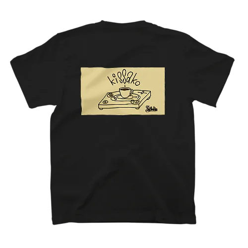 仏教語グラフィT「喫茶去(kissako)」 Regular Fit T-Shirt