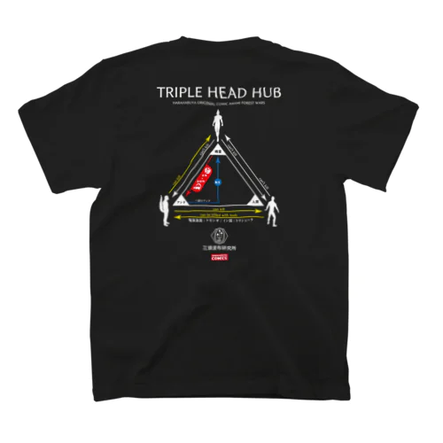 三頭波布研究所（T-GO） Regular Fit T-Shirt