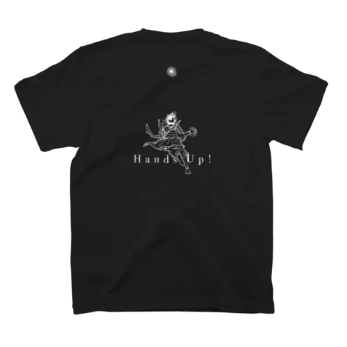 Hands  Up!〜バスケ侍〜　柄-背面版 Regular Fit T-Shirt