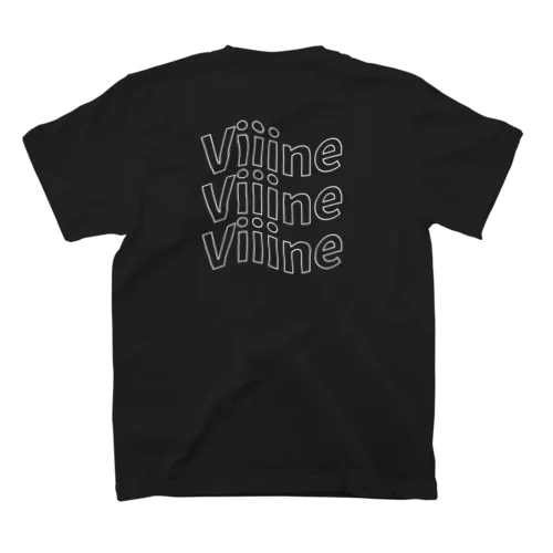 viiine Tシャツ ブラック Regular Fit T-Shirt