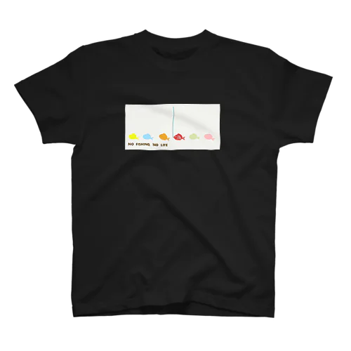 NO FISHING NO LIFE(鯛)C Regular Fit T-Shirt