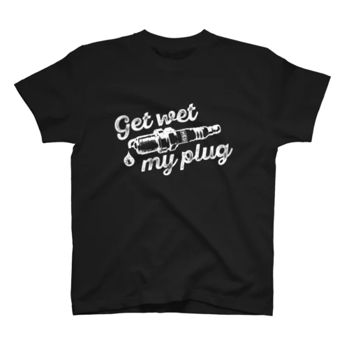 Get wet my plug(White) Regular Fit T-Shirt