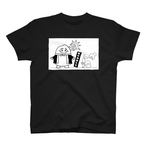 麹の仲間たち（白黒） Regular Fit T-Shirt