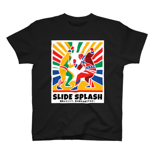 ビジネス × ルチャリブレ｜スライド・スプラッシュ（Slide Splash） Regular Fit T-Shirt