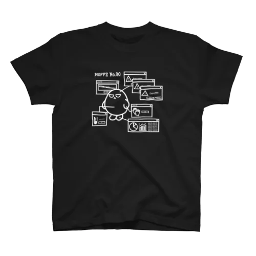 柴音ラボ MOFFZ No.00_白 Regular Fit T-Shirt