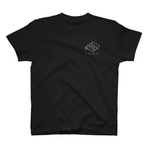 O SA SHI MI _black Regular Fit T-Shirt