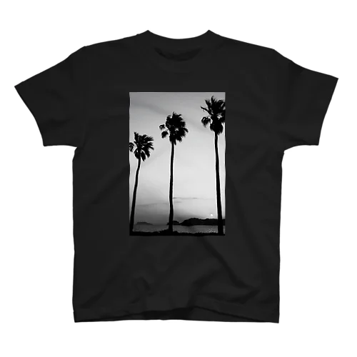 palm trees　mono Regular Fit T-Shirt