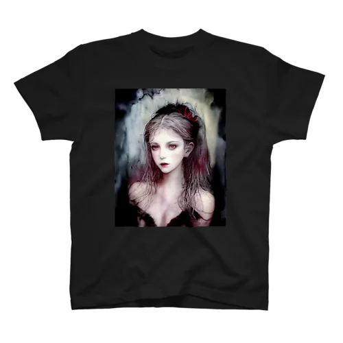 Mystique in Allure #130: 緋色の哀歌 / A Crimson Elegy Regular Fit T-Shirt