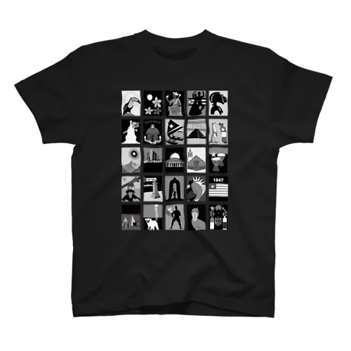 Commons D 25カ国アイコン　Tシャツ！ Regular Fit T-Shirt